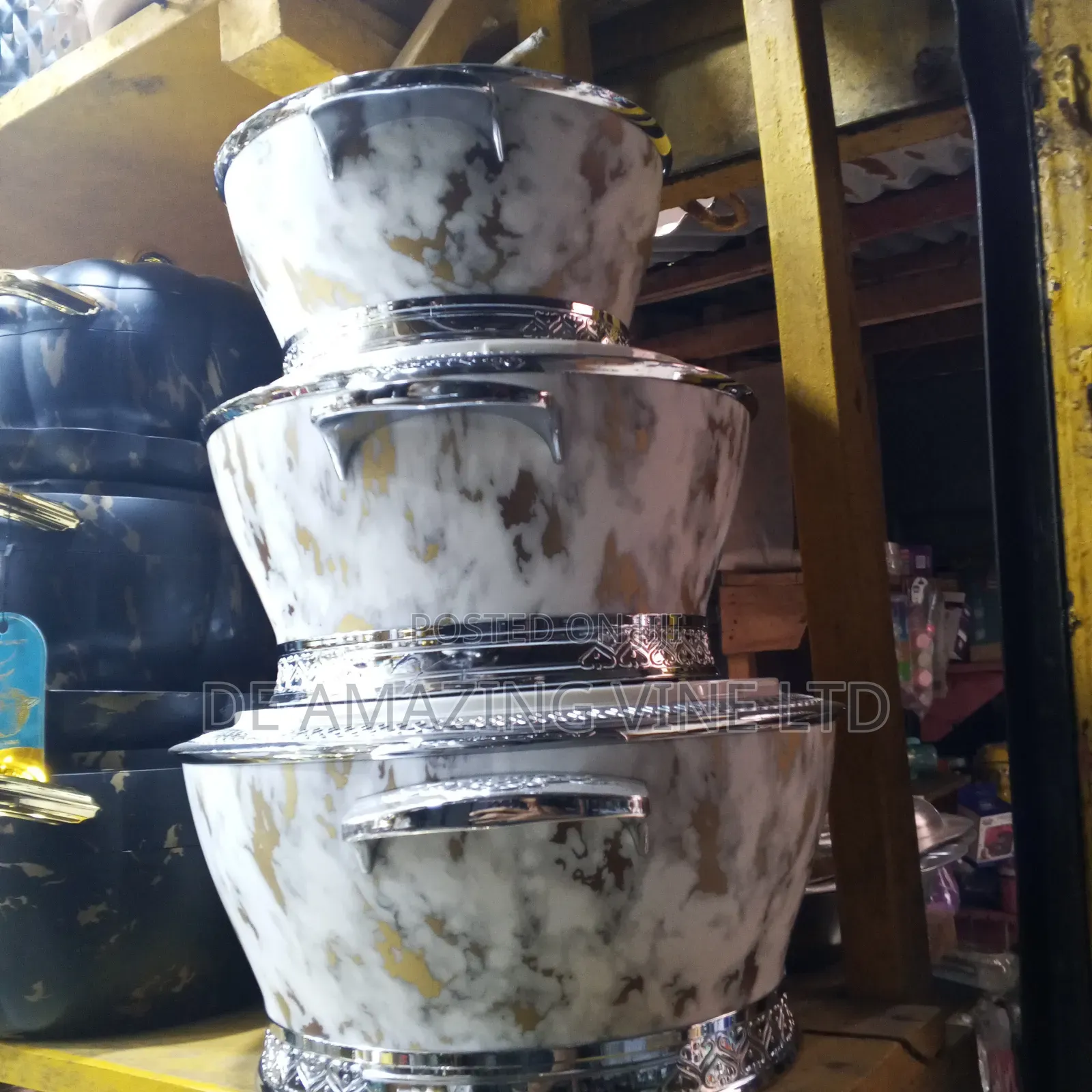 James Pot 3set Food Warmer