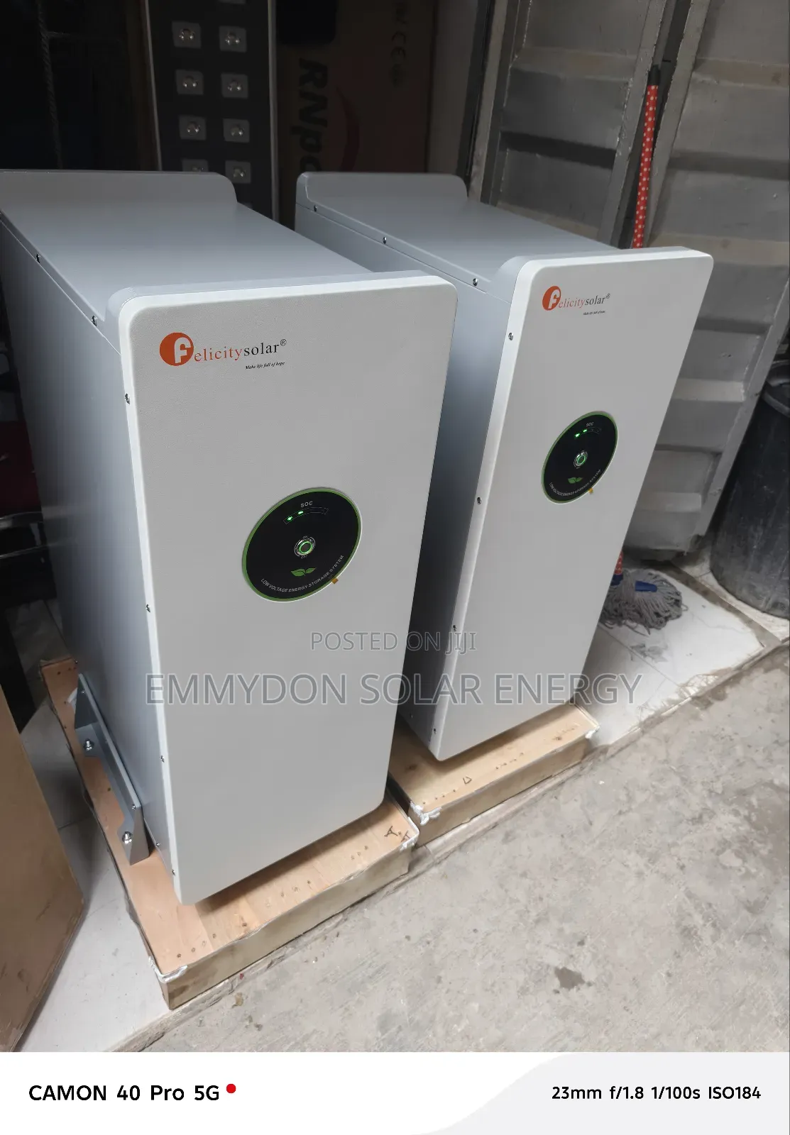 Felicity Lithium Iron Battery 15kwh 51.2v