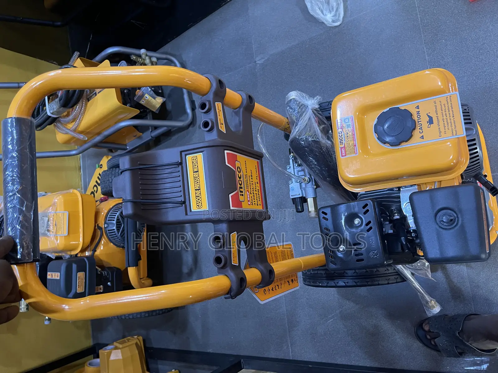 6.0hp Ingco Gasoline High Pressure Washer