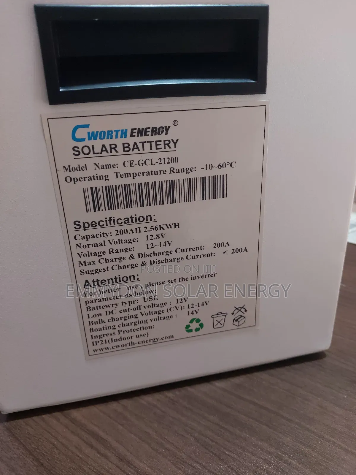 Cworth Lithium Iron Battery 200ah 12v