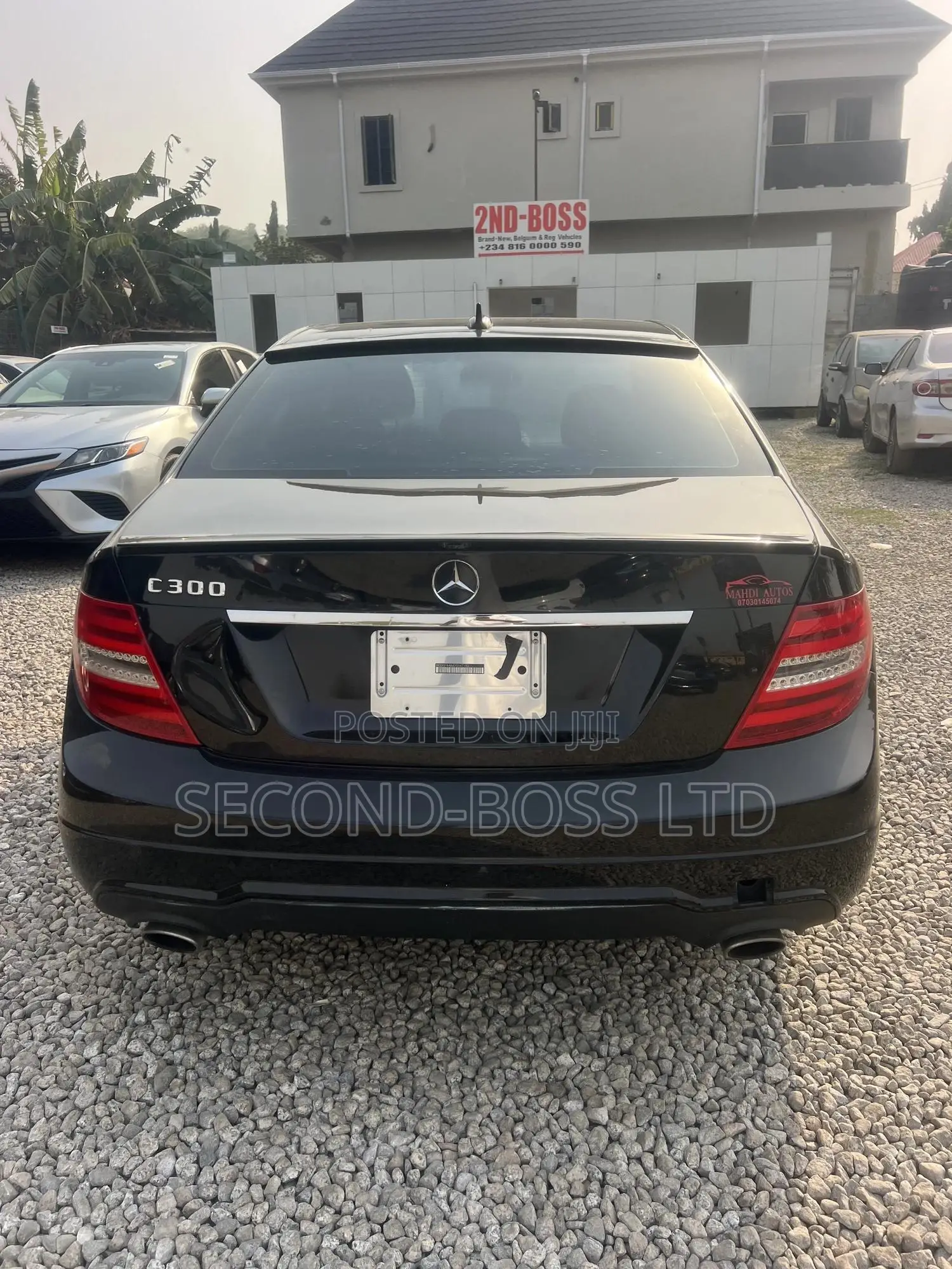 Mercedes-Benz C300 Sport 4Matic Sedan AWD (3.5L 6cyl 7A) 2013 Black
