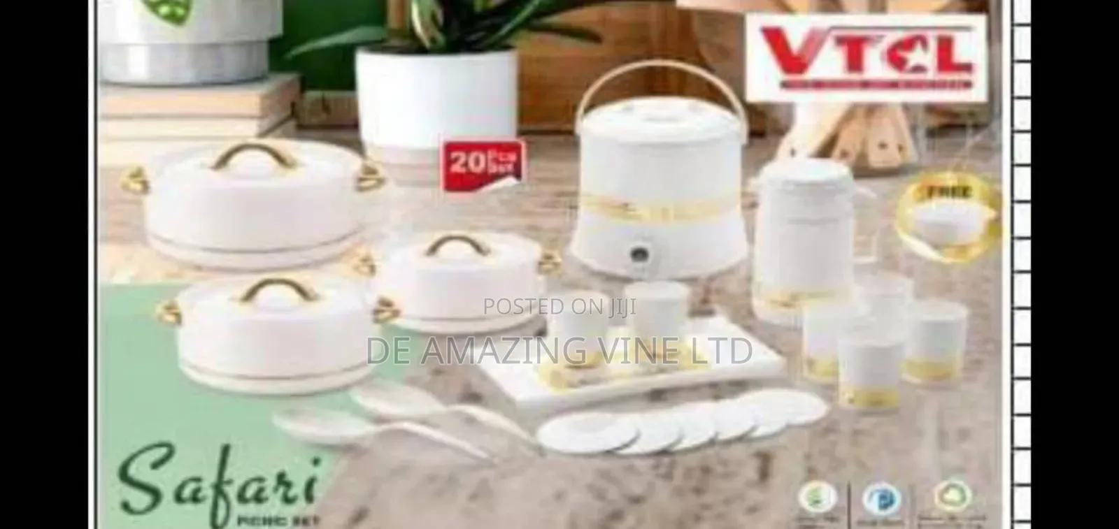 VTCL 20set Food Warmer