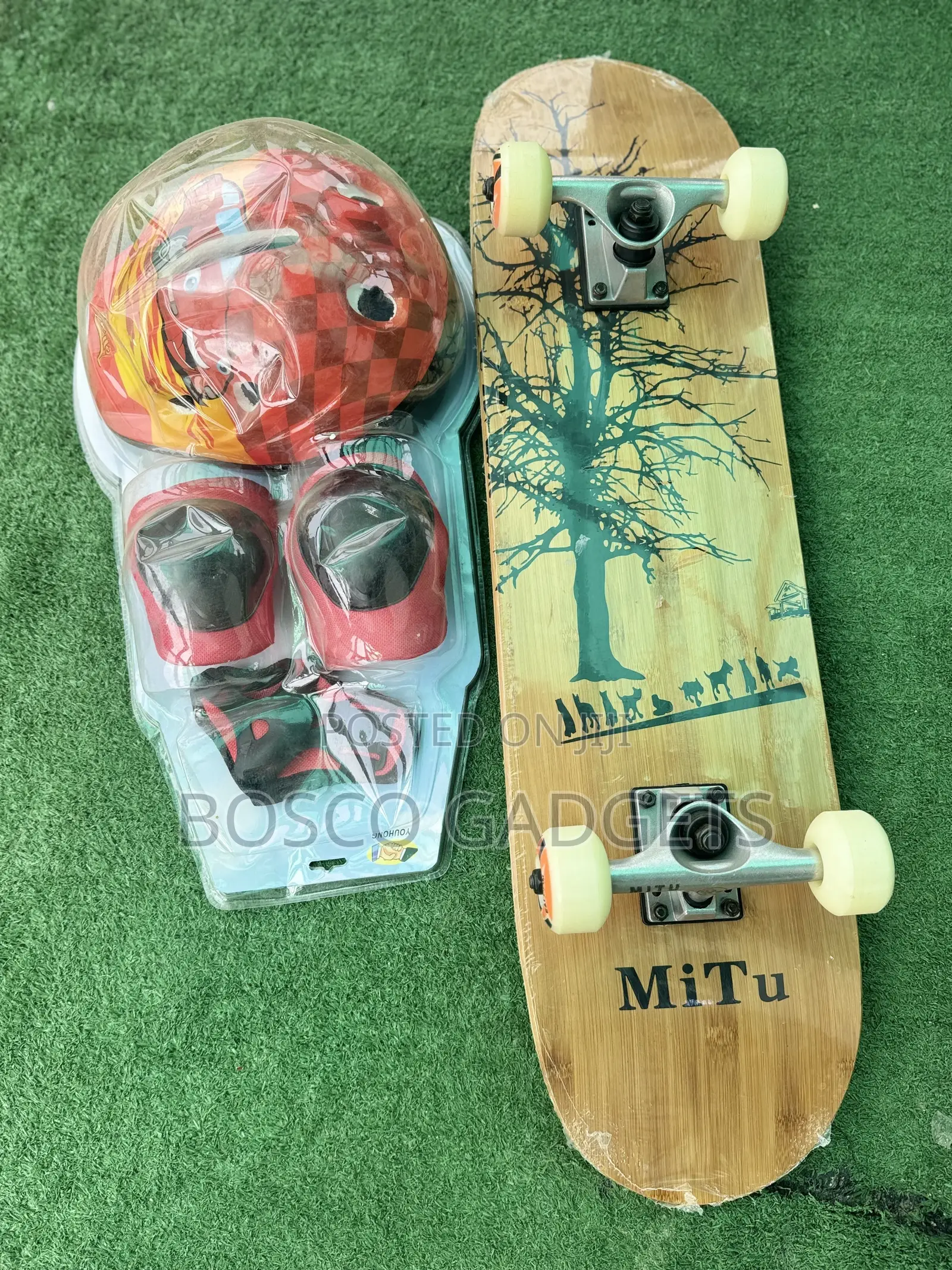 Standard Oakwood Skateboard With Free Protective Gears