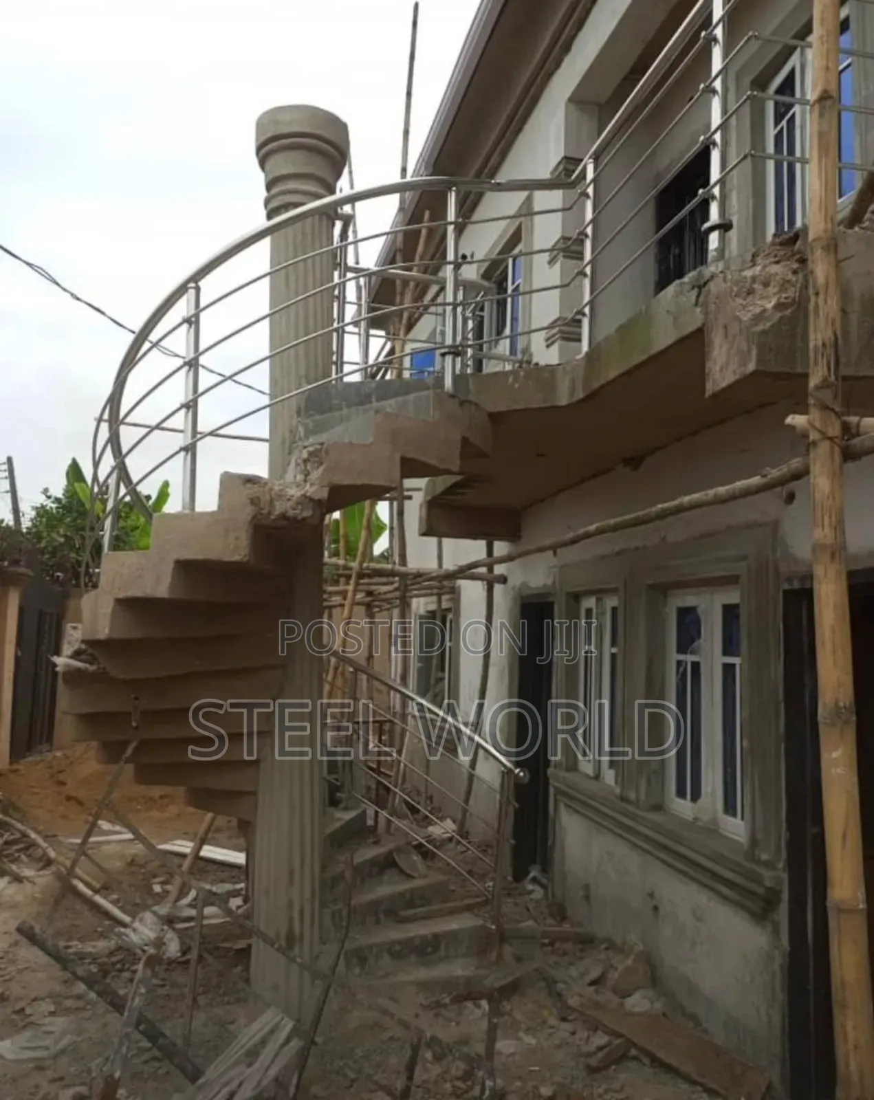 Spiral Curve Staircase