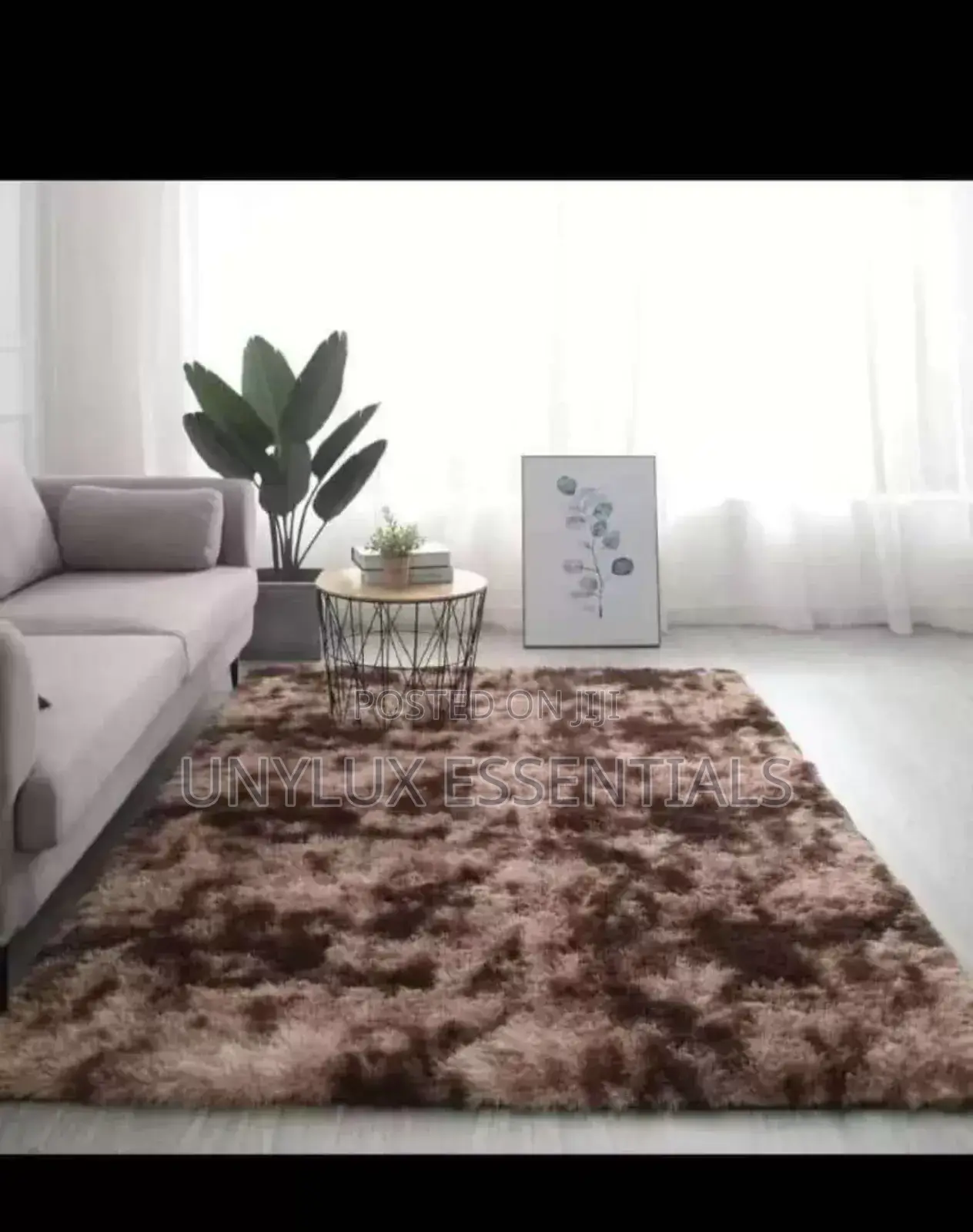 Soft Fluffy Home Rug for Living Room and Bedroom 160 by 230