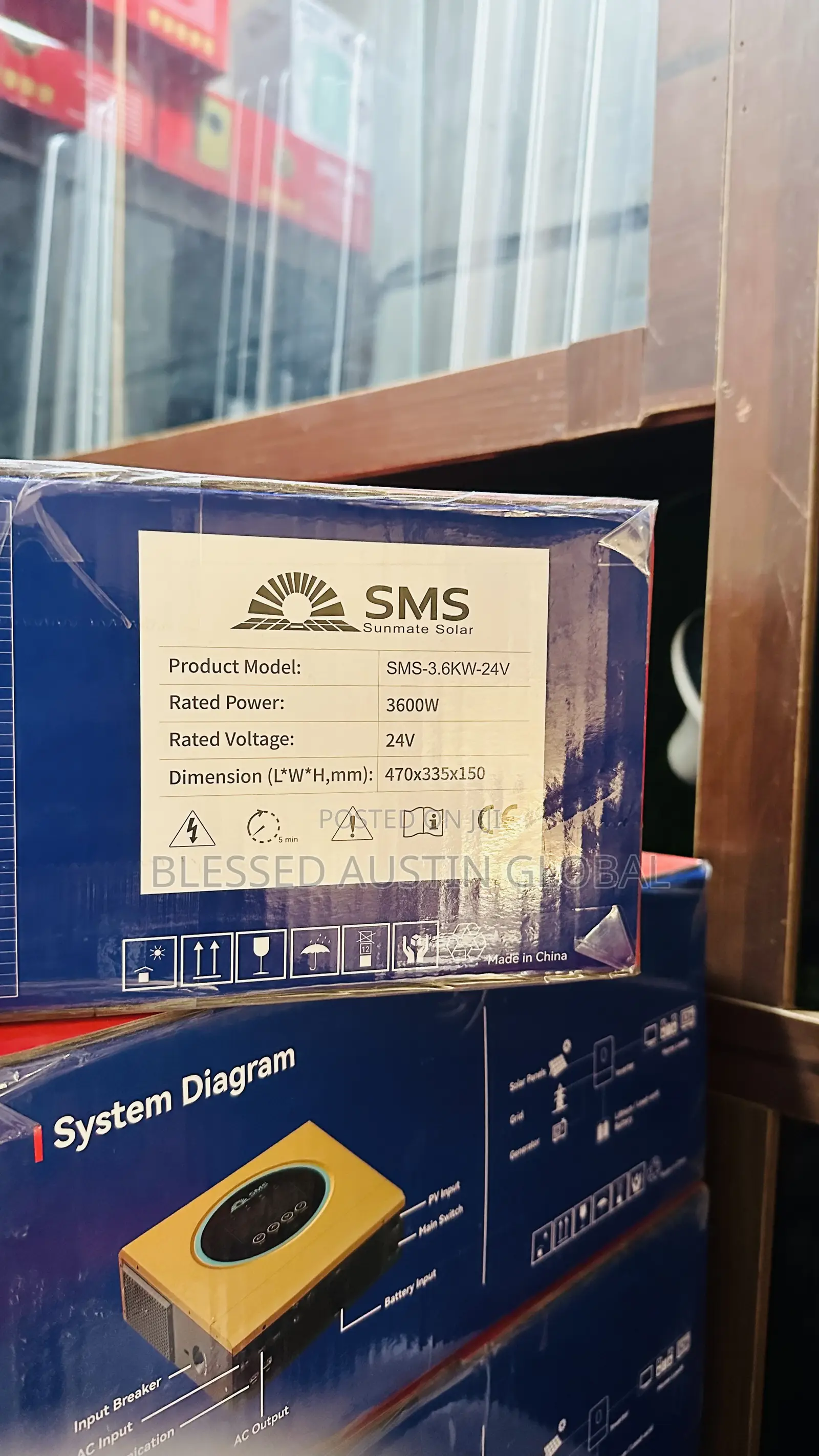 3.6kva 24v SMS Inverter. Tested and Trusted