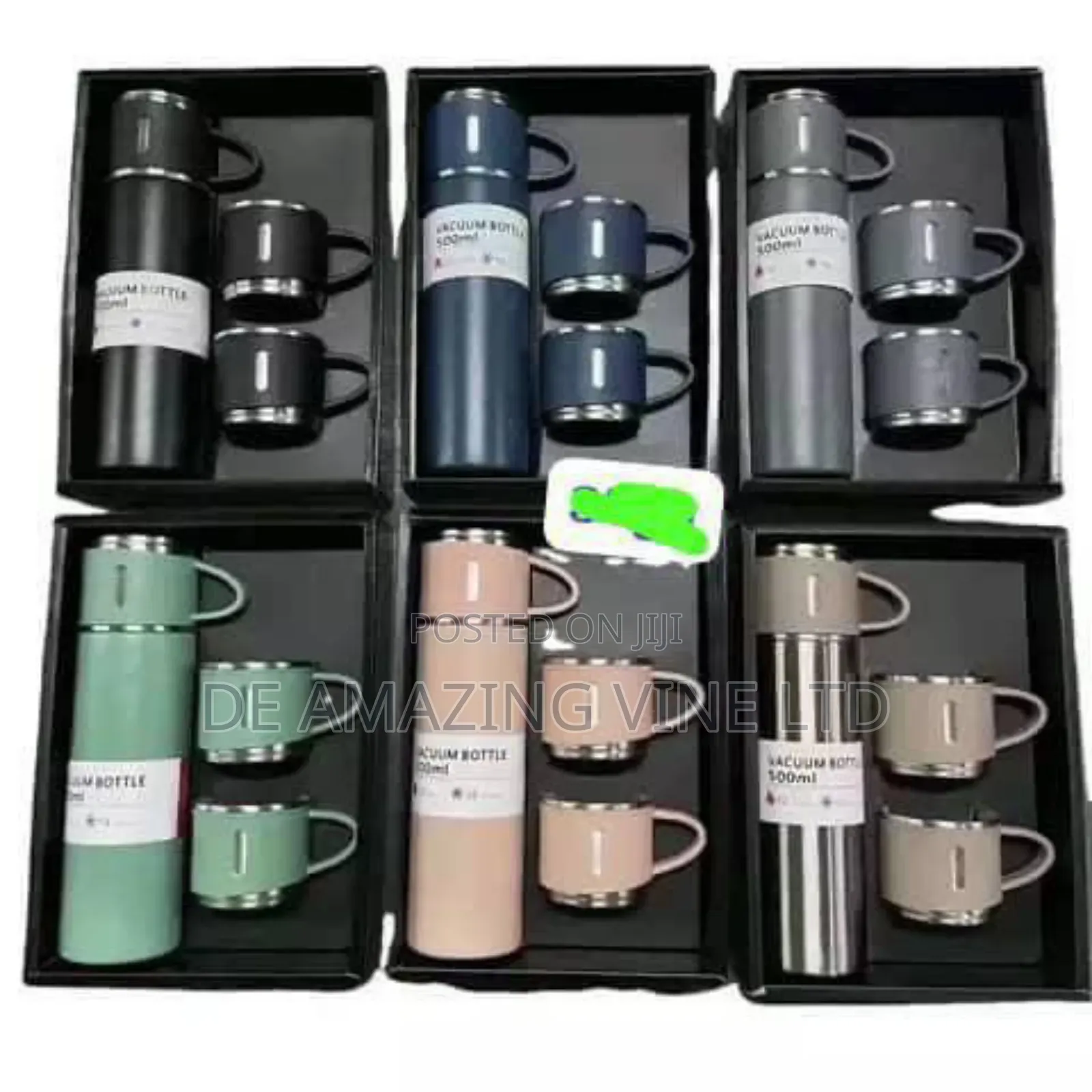 Vacuum Flask With 2 Cups