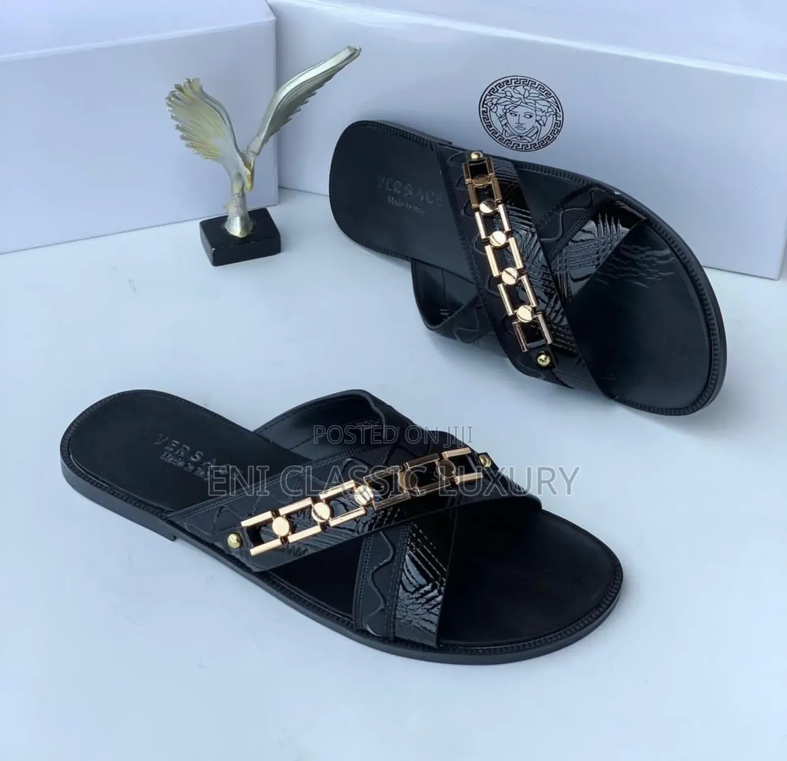 Louis Vuitton Luxury Men's Slippers Best Quality Well Banded Package