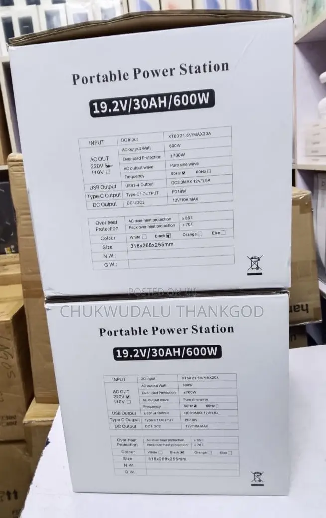 Portable Power Station 600w