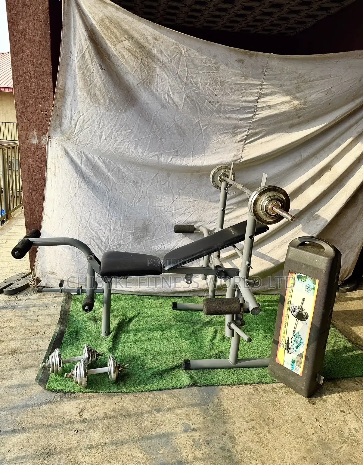 Weight Bench With New 50kg Weight