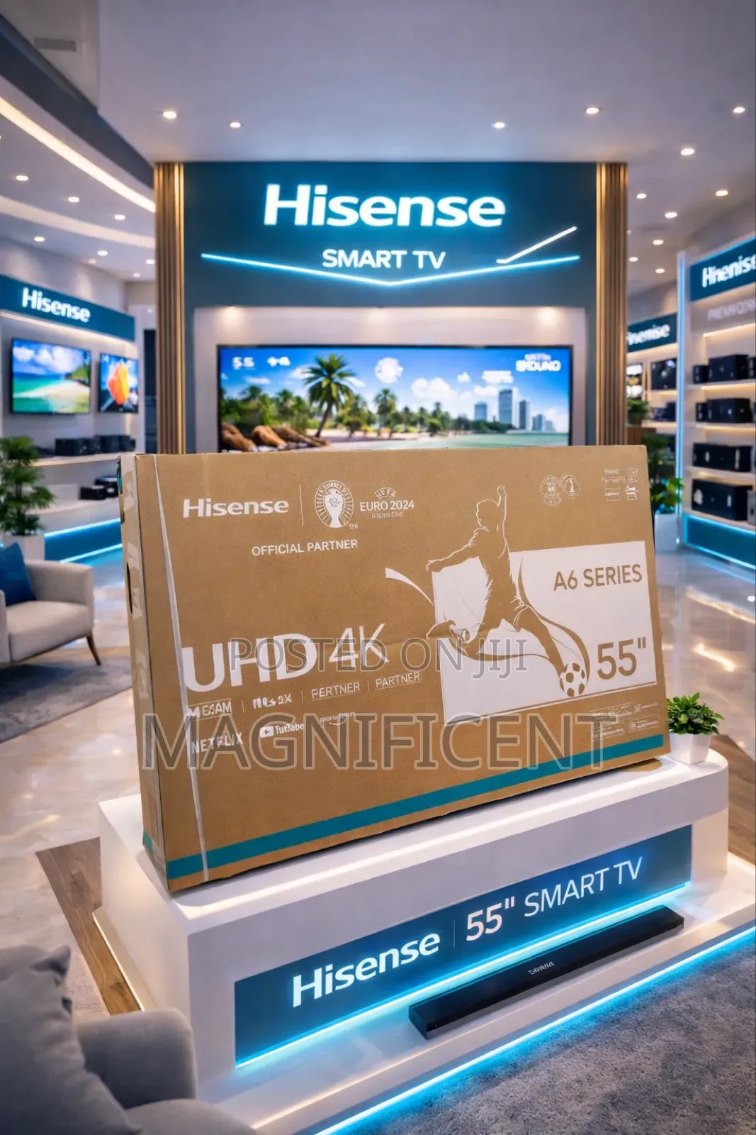 Hisense 55” Uhd A6 Series Smart Tv – Premium