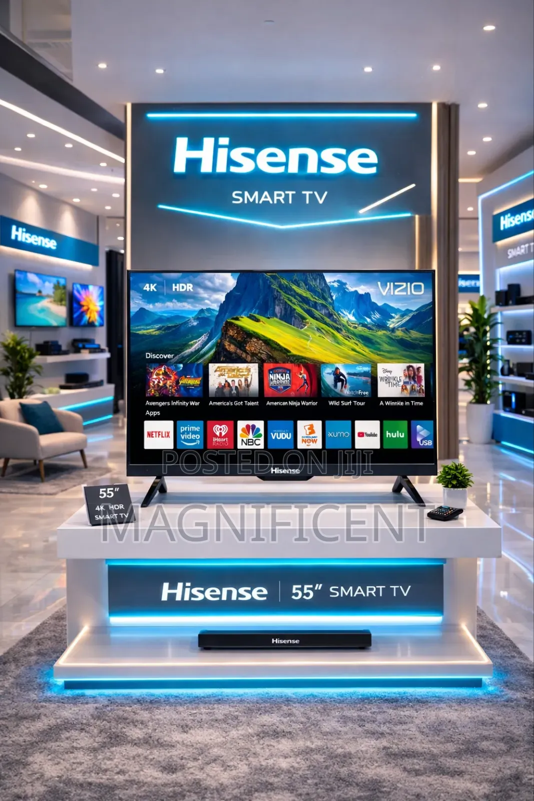 Hisense 55” Uhd A6 Series Smart Tv – Premium