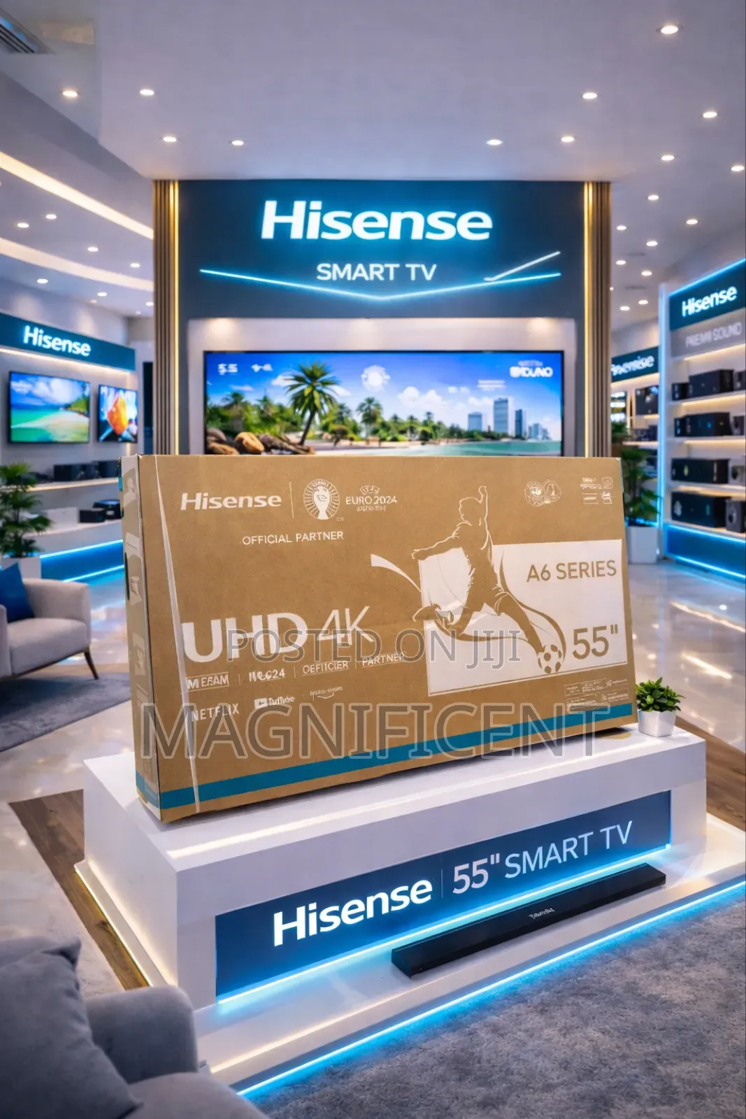 Hisense 55” Uhd A6 Series Smart Tv – Premium