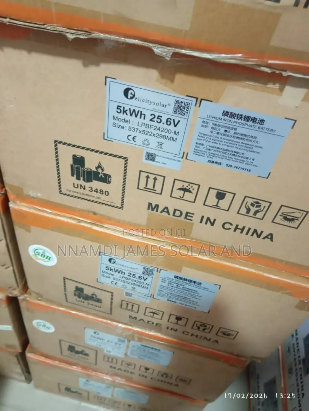 Lithium Iron Battery 24volt 5kw