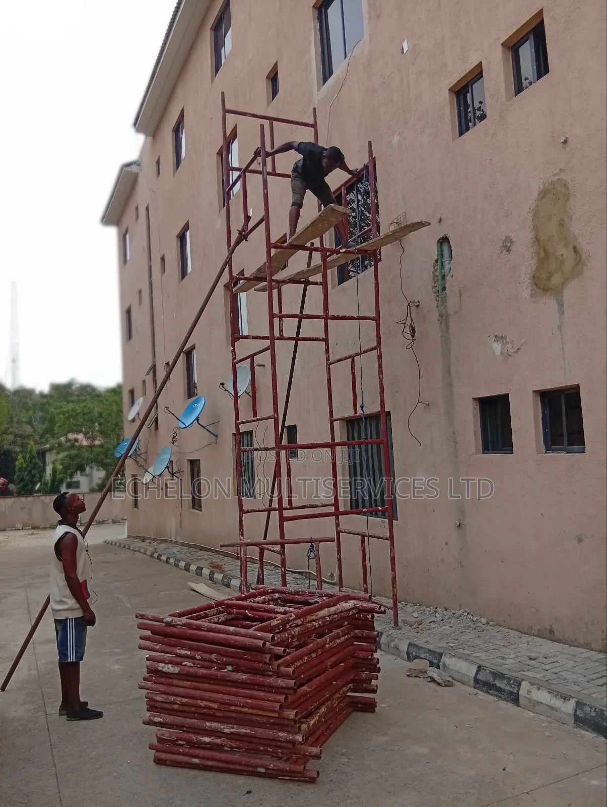 Professional Scaffolding Rental Abuja – Delivered Erected Same Day