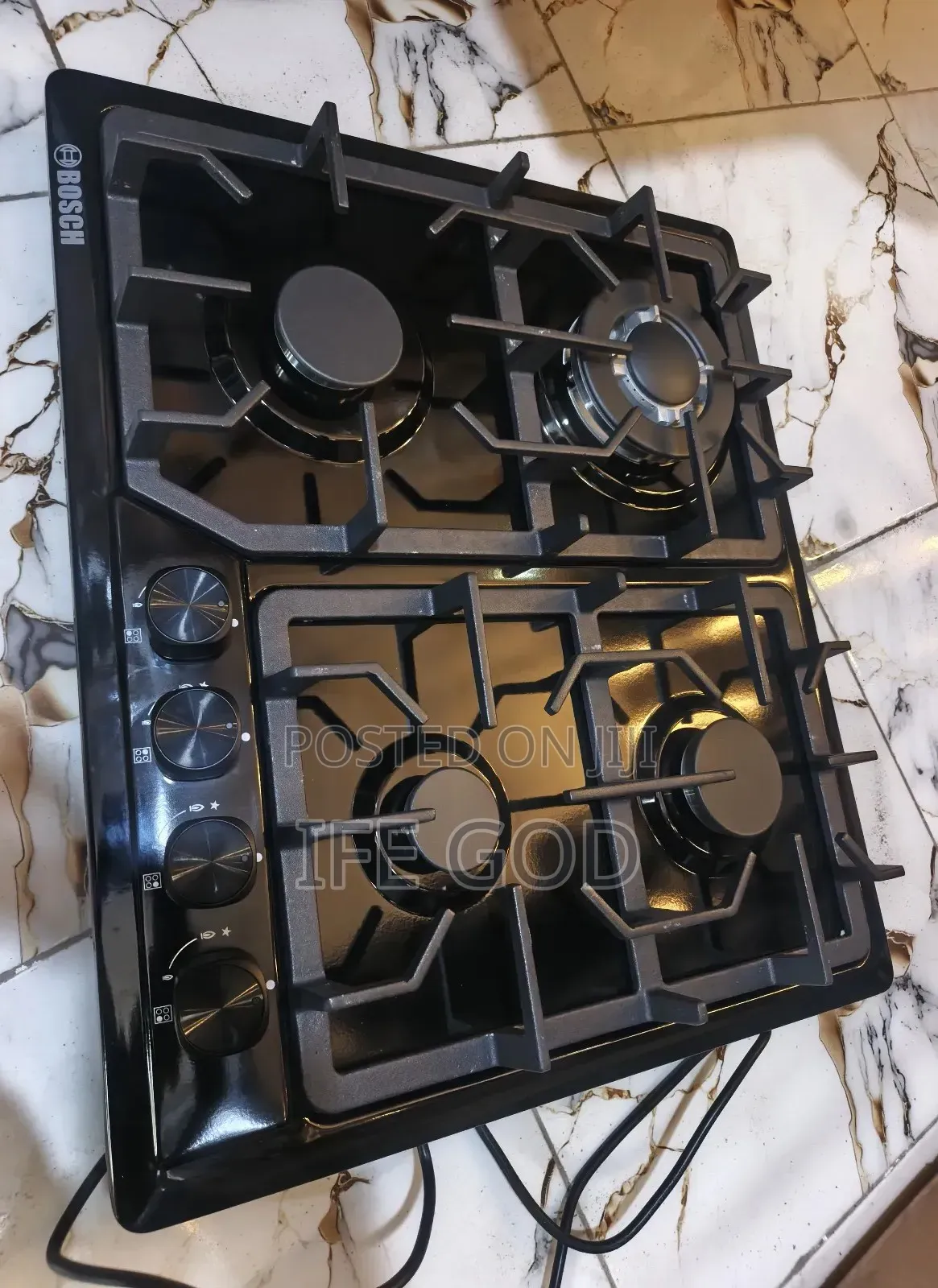 Original Quality Bosch 60x60cm Built-in Luxury 4 Burners Gas Cooker