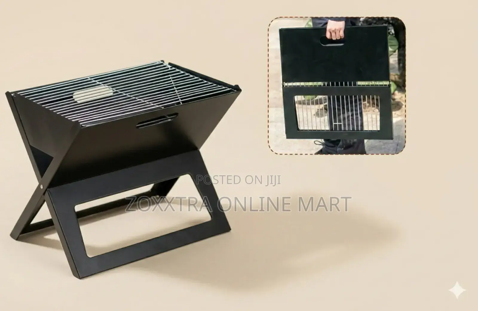X Foldable Charcoal Grill