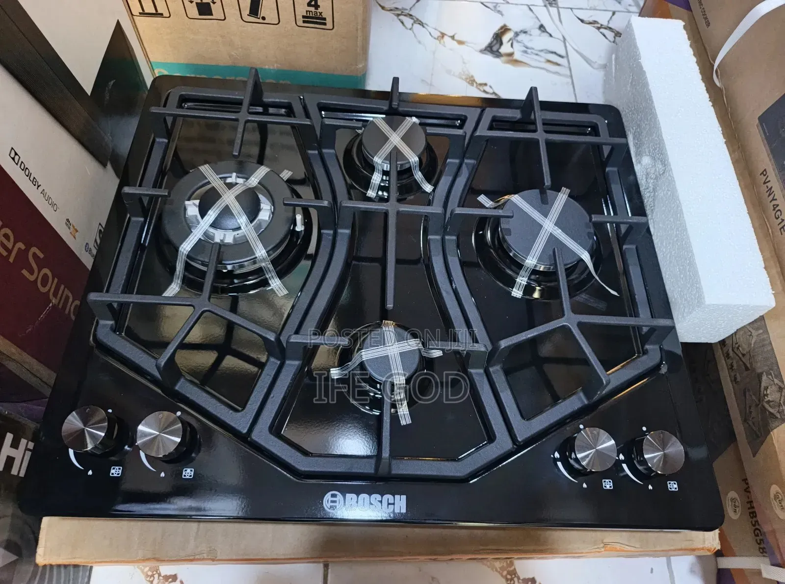 Original Quality Bosch Built-in Premium Gas Cooker Hob 4 Burners 60cm