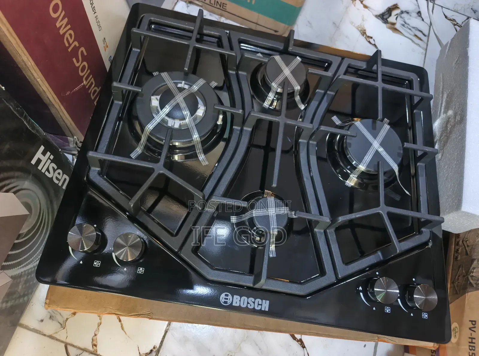 Original Quality Bosch Built-in Premium Gas Cooker Hob 4 Burners 60cm