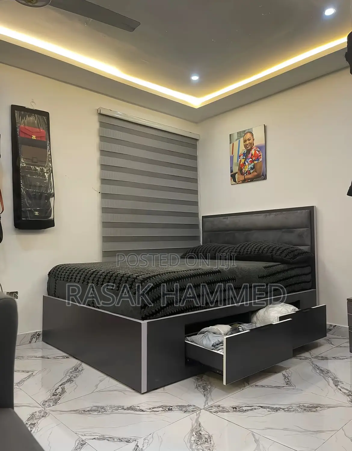 Bed Frame 4 and Have by 6 Black