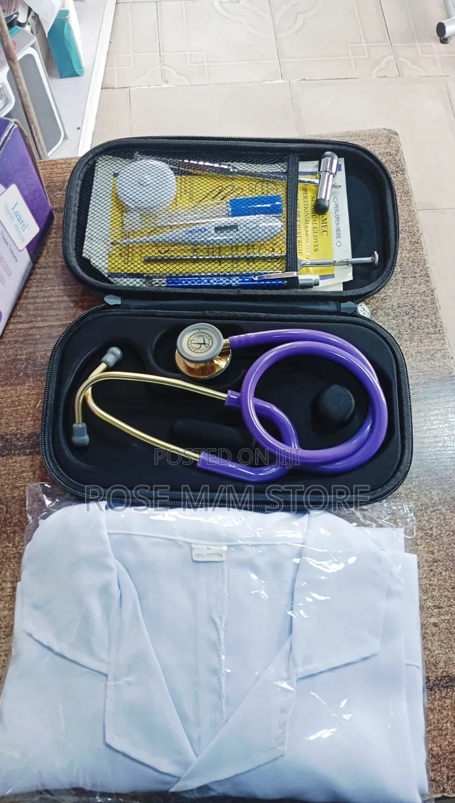 Lab Coat+ Stethoscope Complete Set