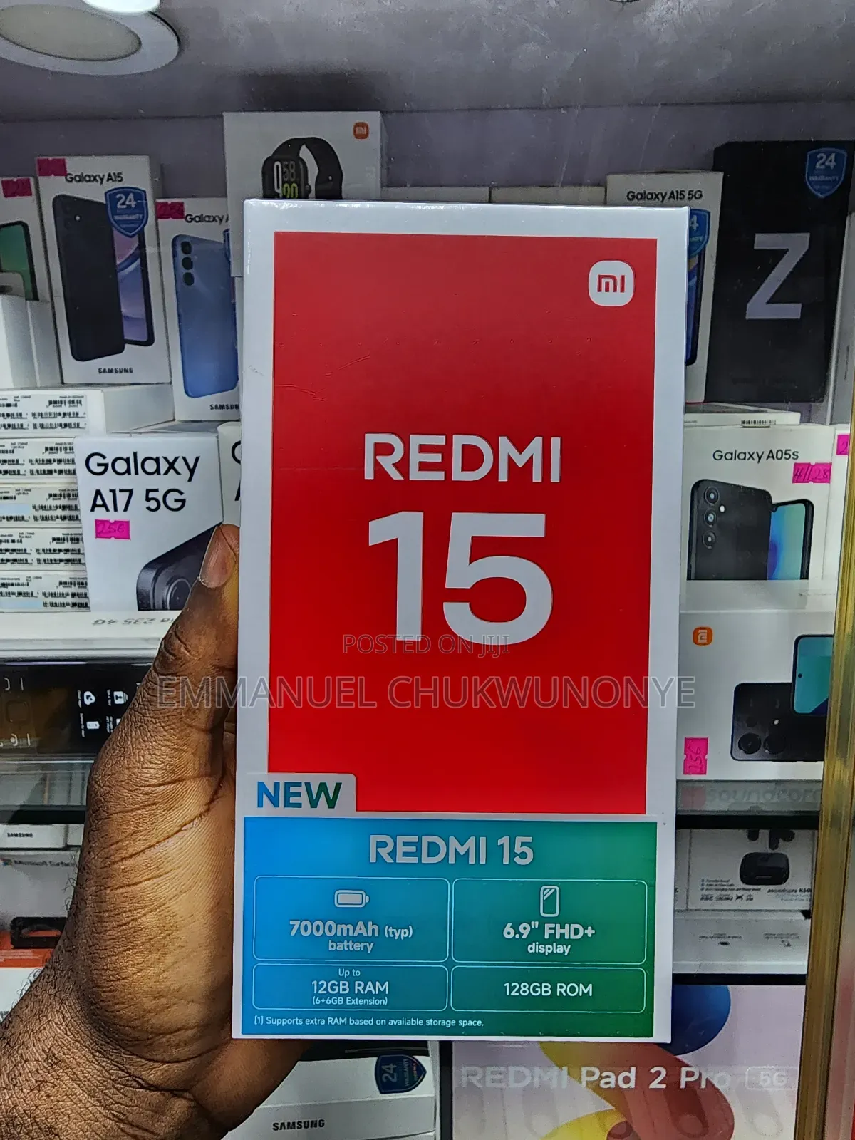 New Xiaomi Redmi 15 128 GB Black