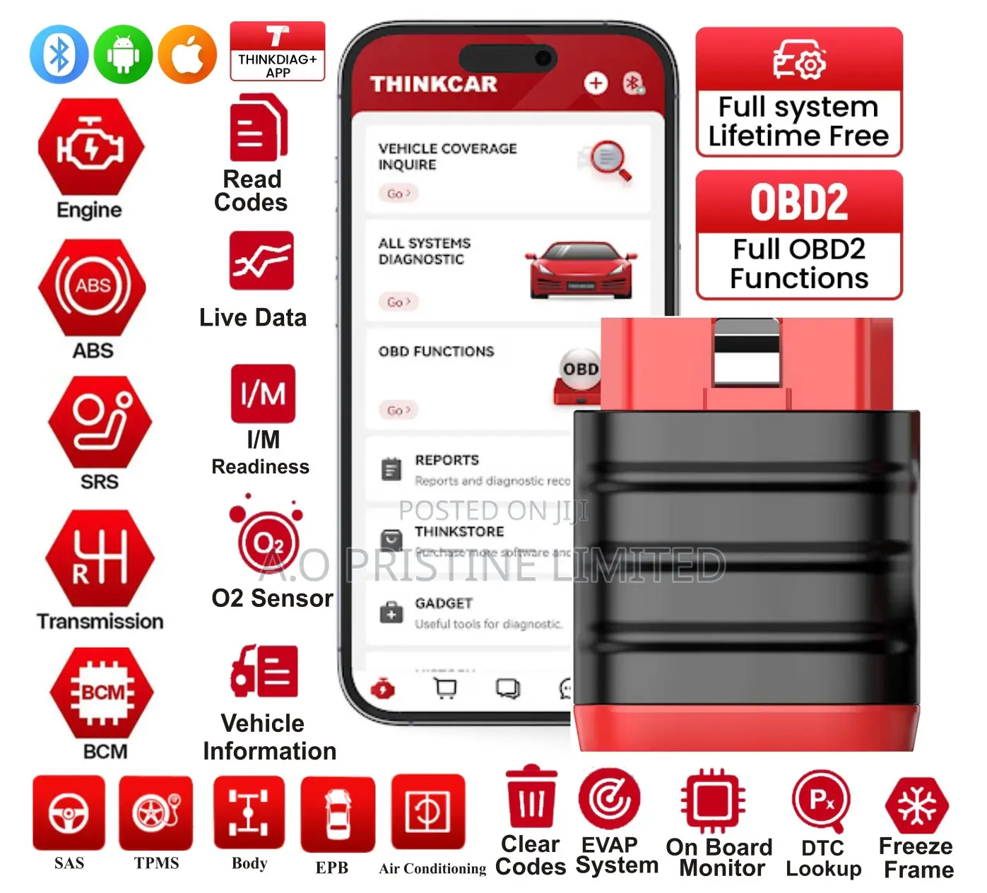 Thinkdiag Mini Full System Car Scanner With Lifetime Free Updates