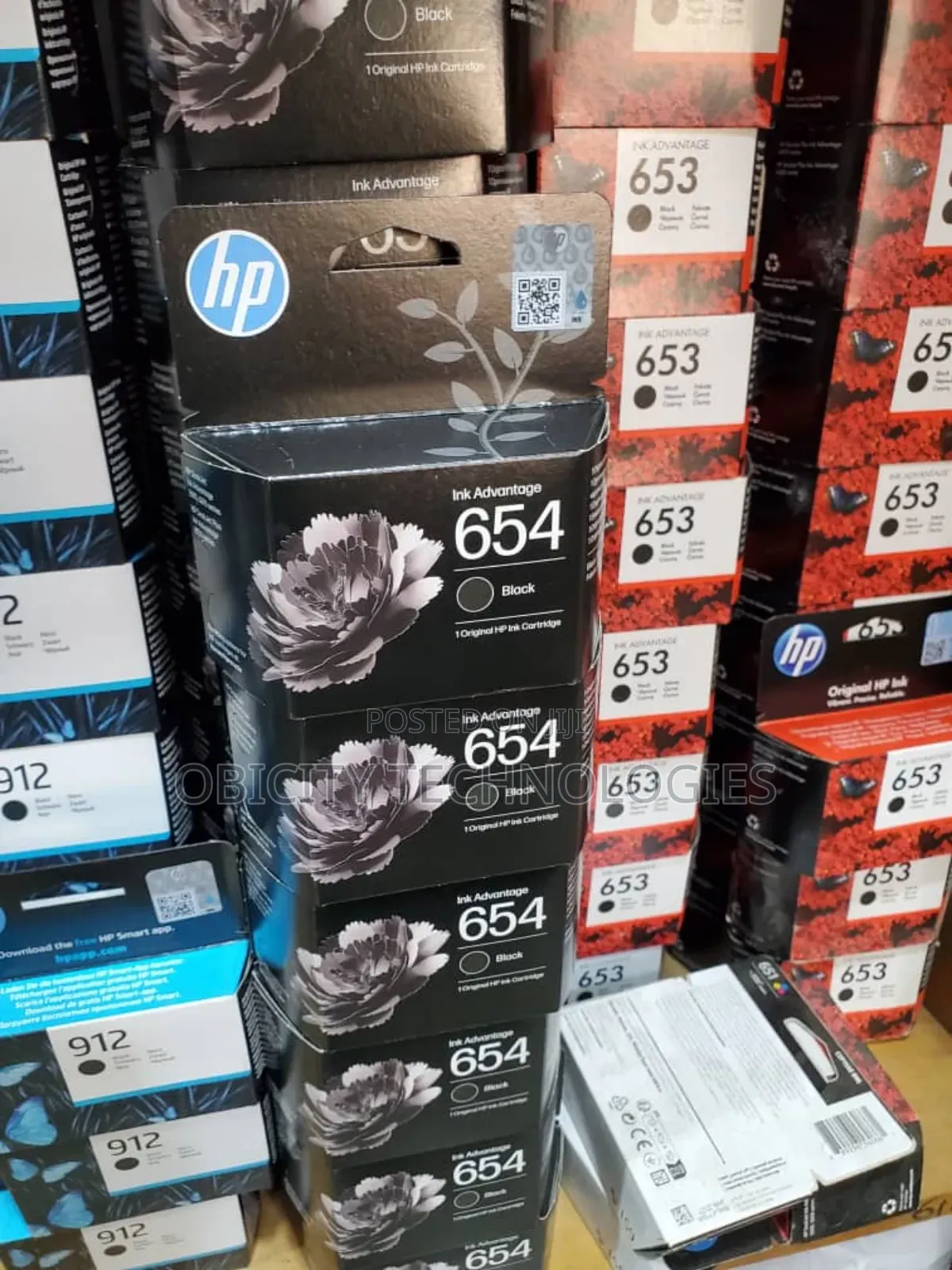 Hp 654 Original Black Ink Cartridge