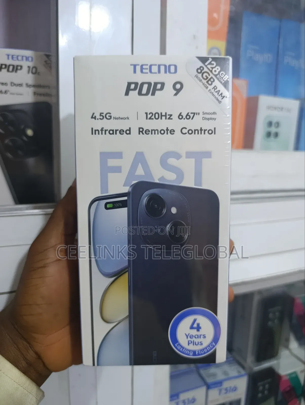 New Tecno Pop 9 128 GB Black