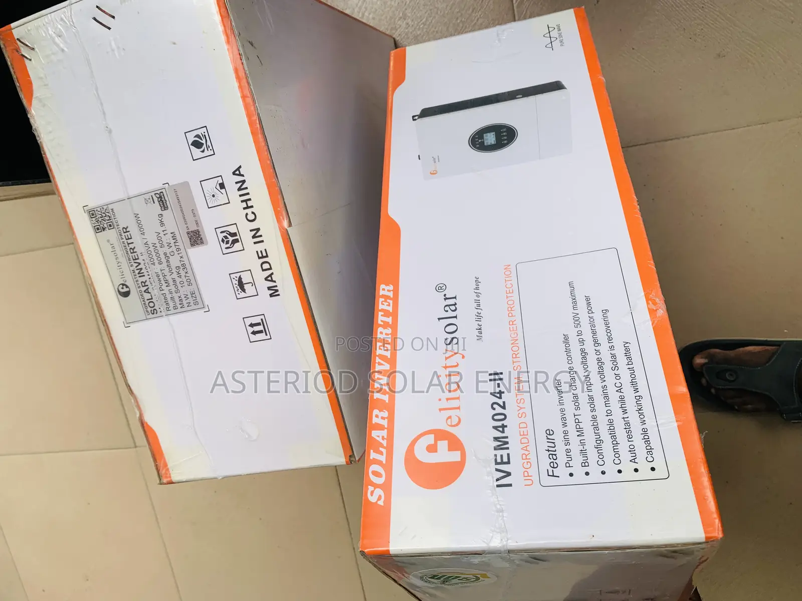Brand New 4kva 24v Felicity Hybrid Solar Inverter (Ivem )