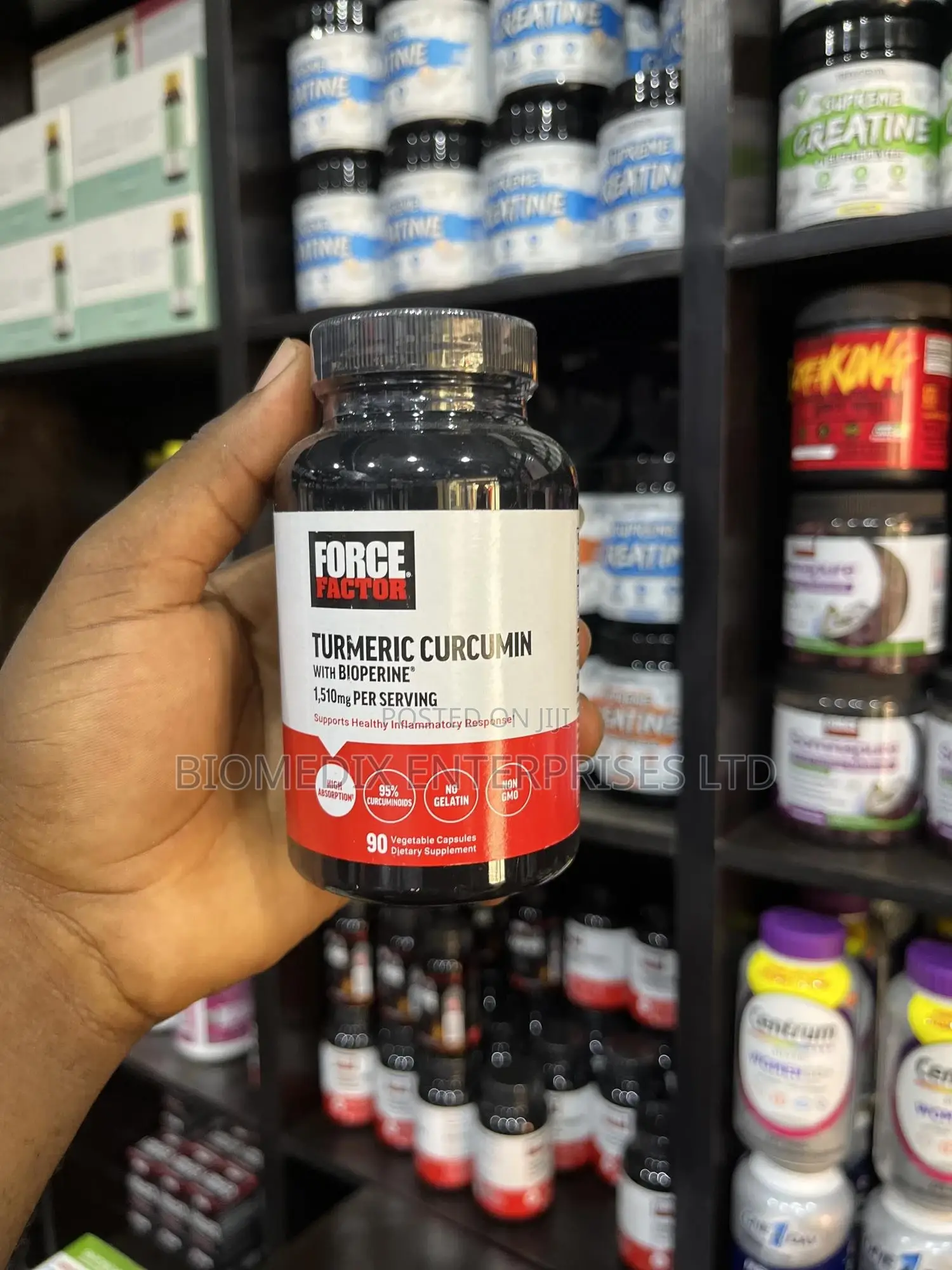 Turmeric Curcumin With Bioperine 1,510mg Per Serving