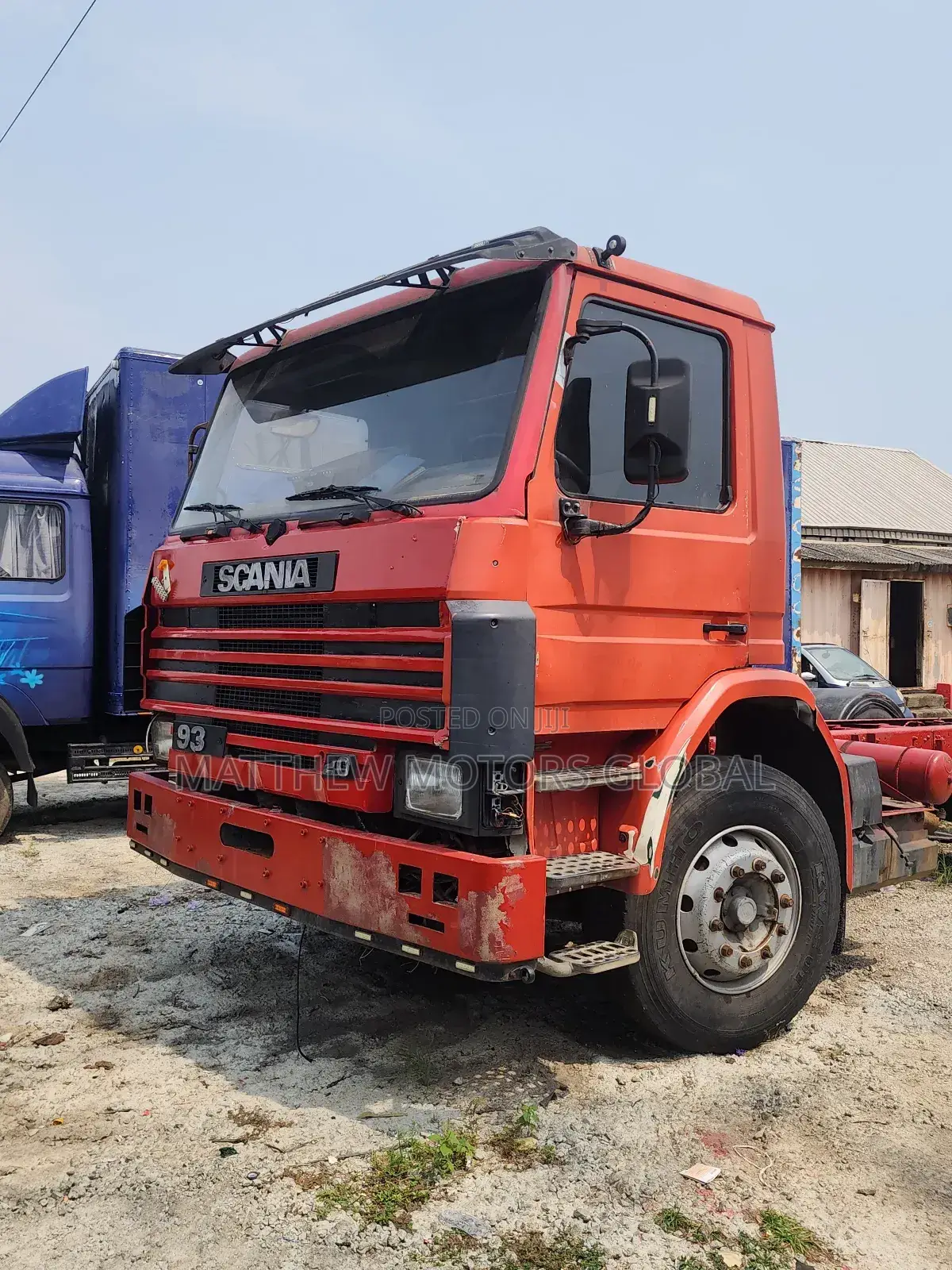Foreign Used Scania 93 Truck, 6 Tyres, Cap and Chassis