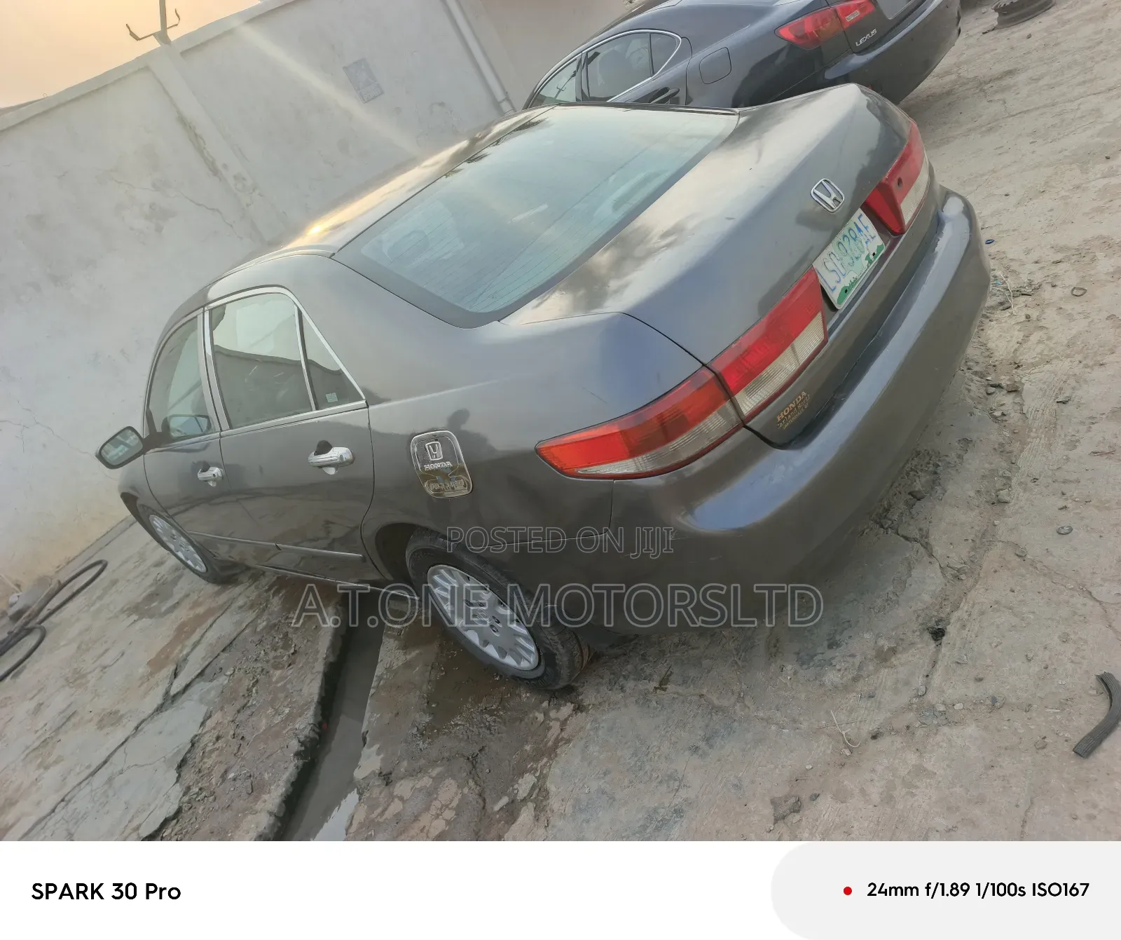 Honda Accord 2.4 Automatic 2003 Gray
