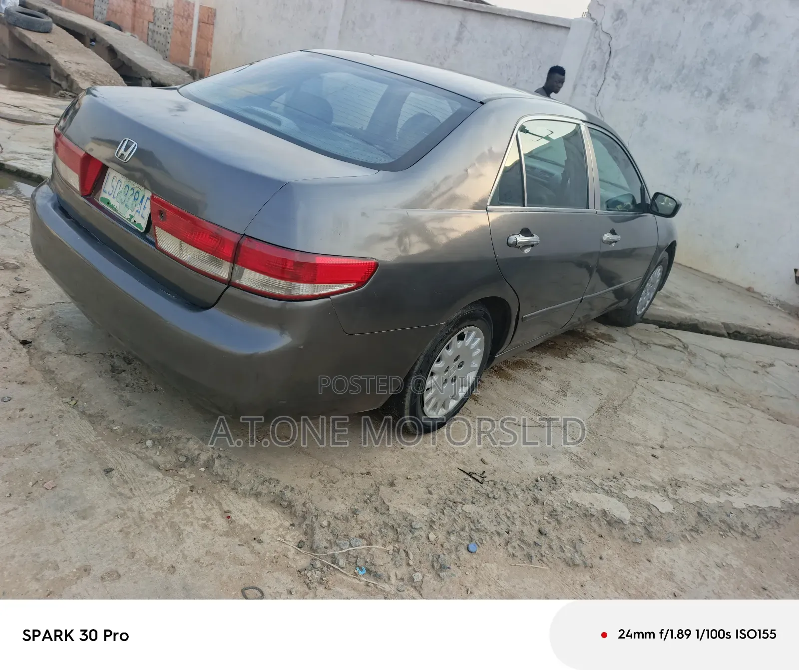 Honda Accord 2.4 Automatic 2003 Gray