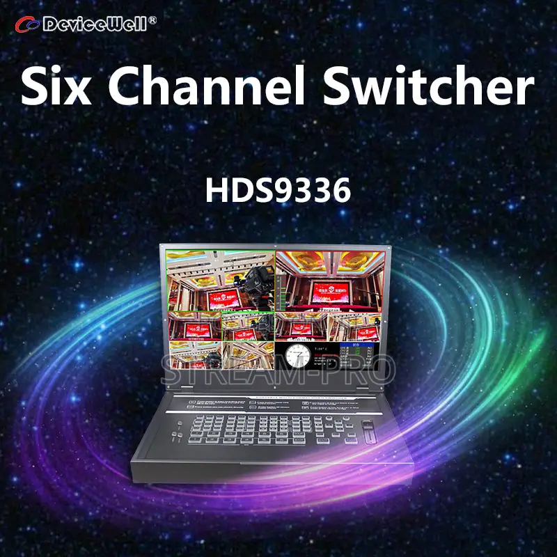 Devicewell Hds9336 4sdi 2hdmi 15.6" LCD Video Switcher
