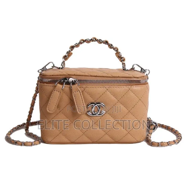 Luxe Chanel Bag Black, White , Pink Comes With a Longer Strap