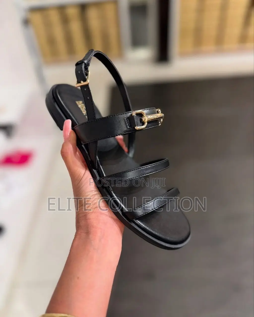 *Mk Double Strap Sandals* Brown • Gold • Black 37 - 42