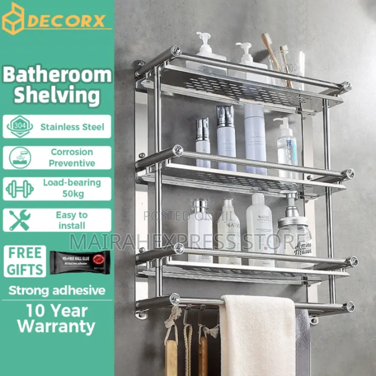 3layer Bathroom Cosmetic Rack 3st7.