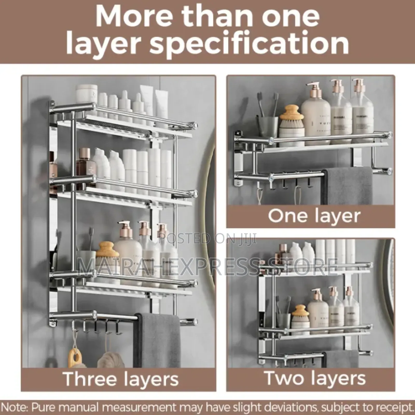 3layer Bathroom Cosmetic Rack 3st7.