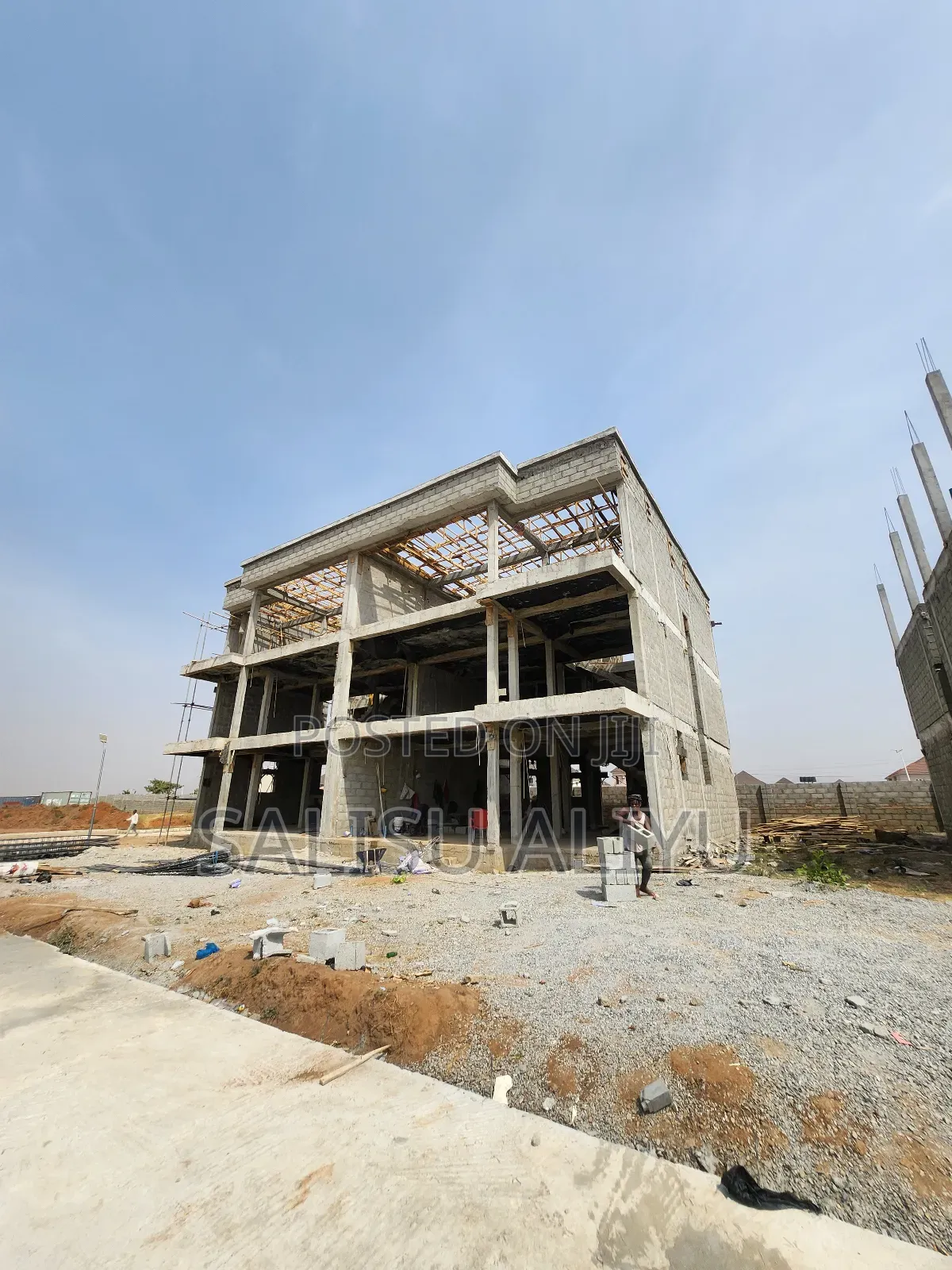 Semi-Detached Duplex Land With Dpc(Foundation Level), on a Tarred Road