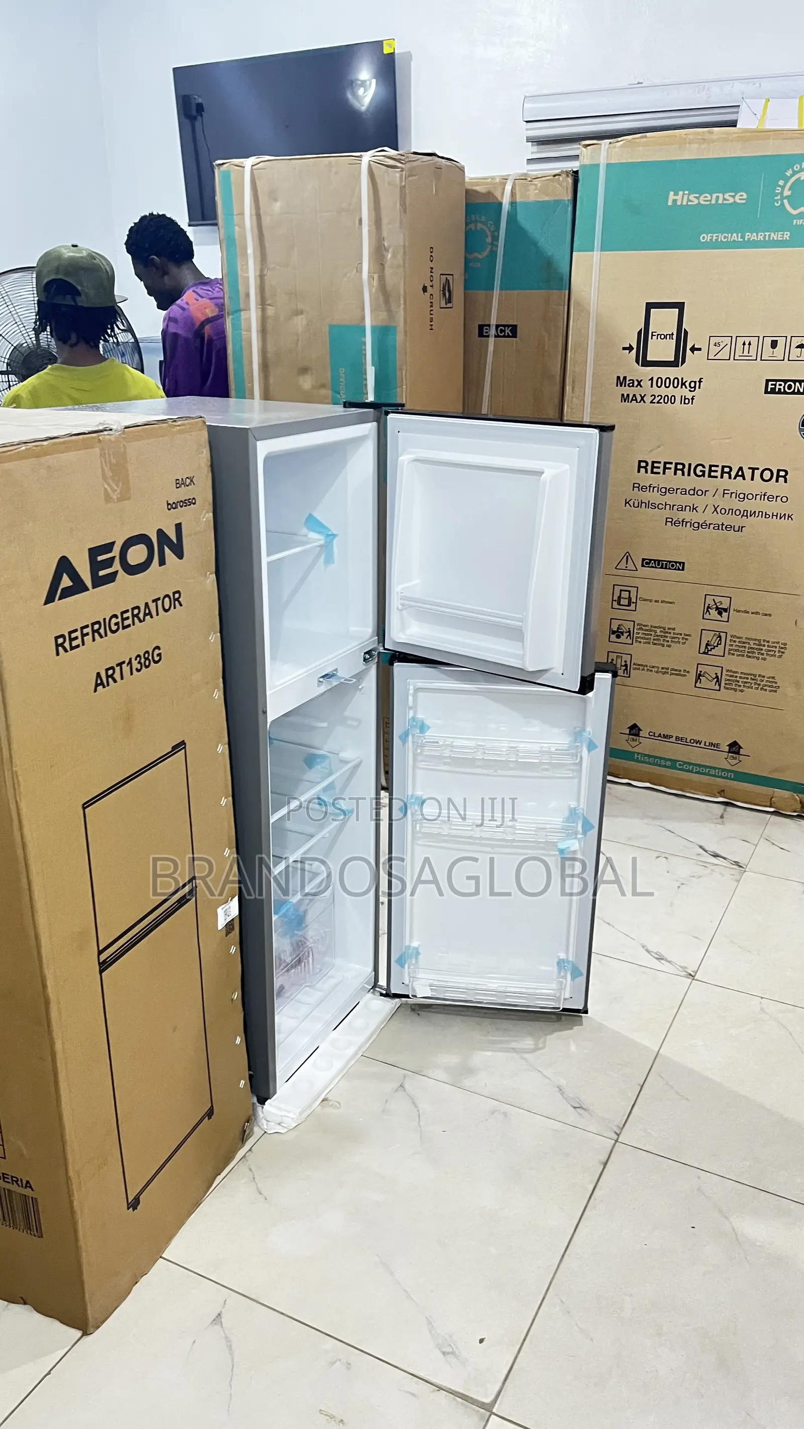 Aeon 138l Compact Kitchen Double Door Fridge Art-138g
