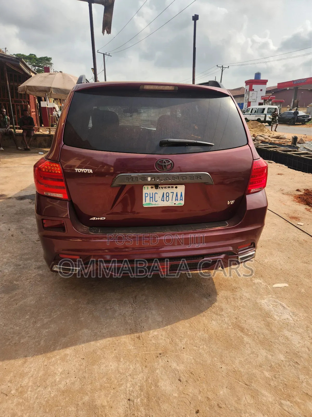 Toyota Highlander Limited 4x4 2009 Red