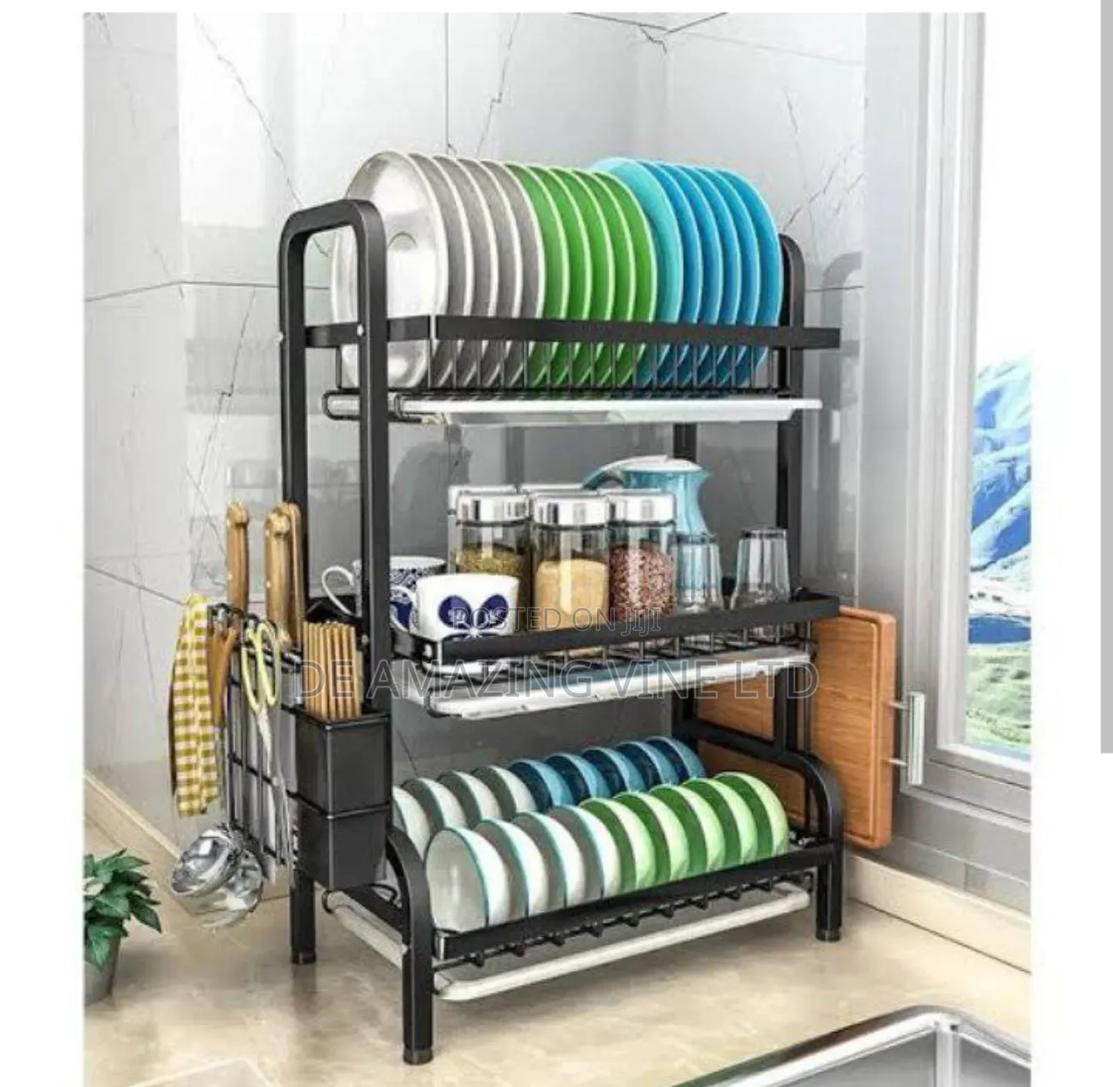 3layers Multifunctional Bowl Rack