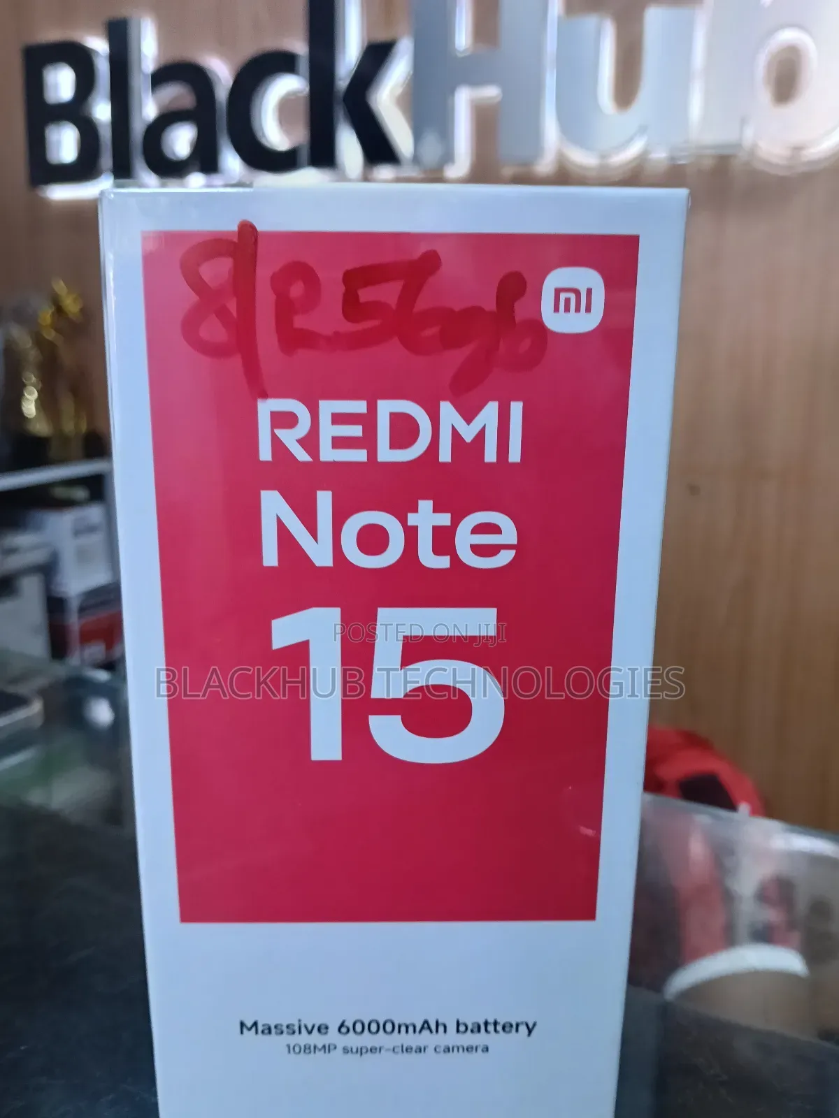 New Xiaomi Redmi Note 15 256 GB Black