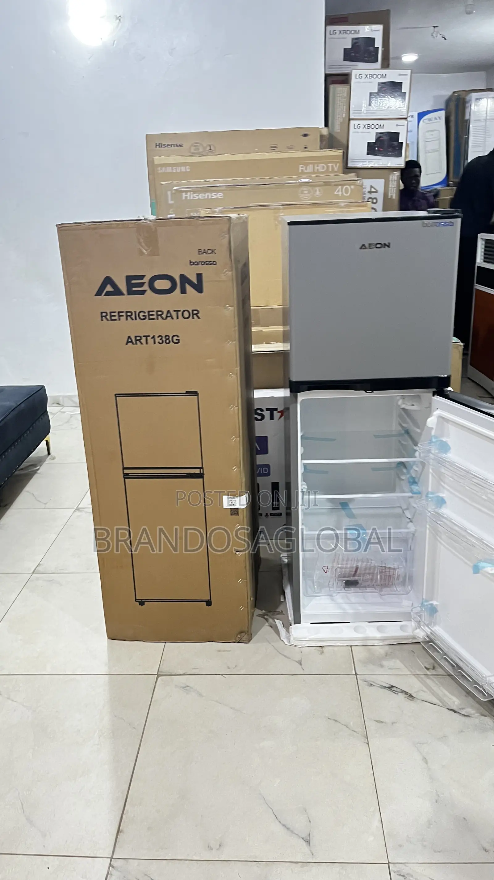 Aeon 138l Organized Storage Double Door Fridge Art-138g