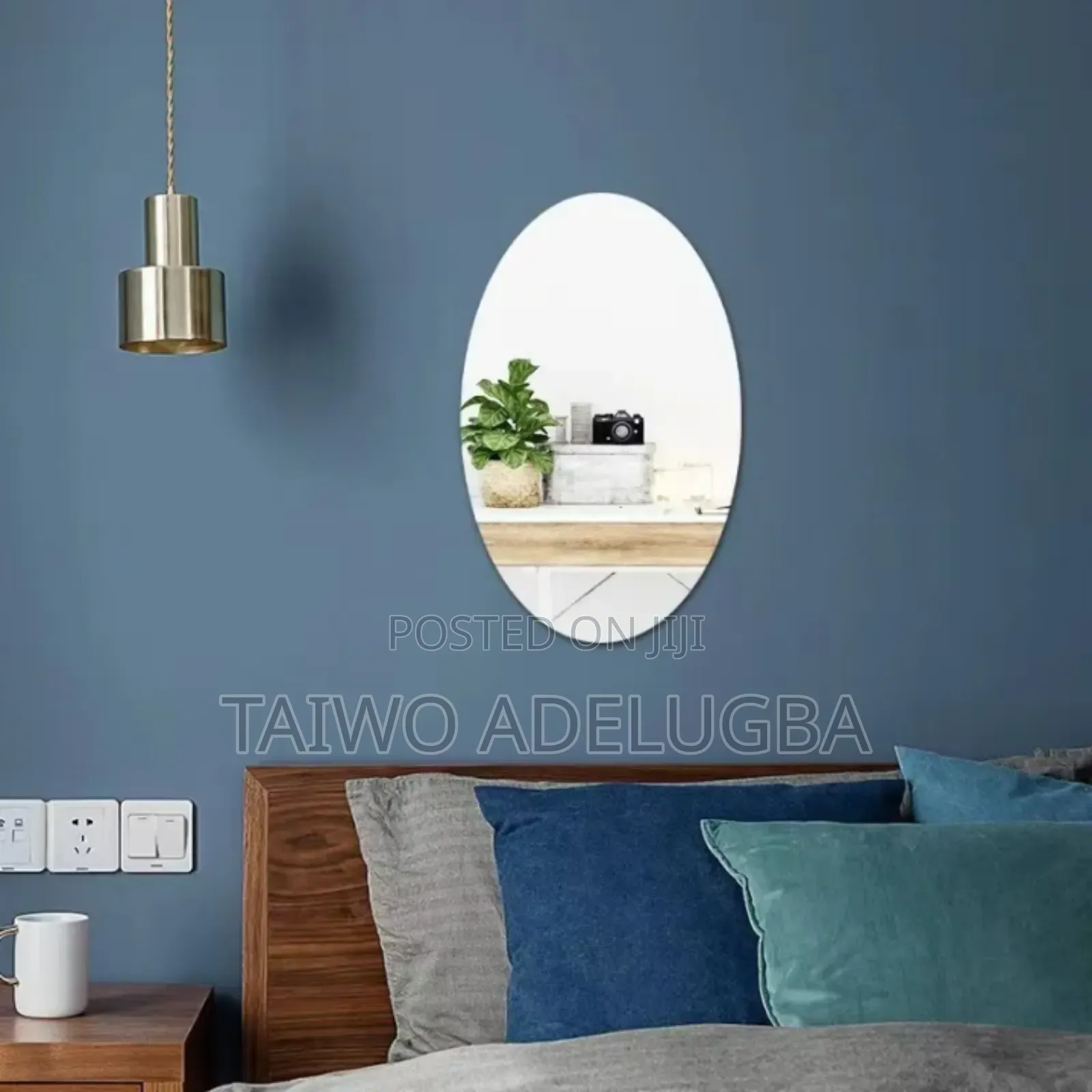 Frameless Mirror for the Living Room