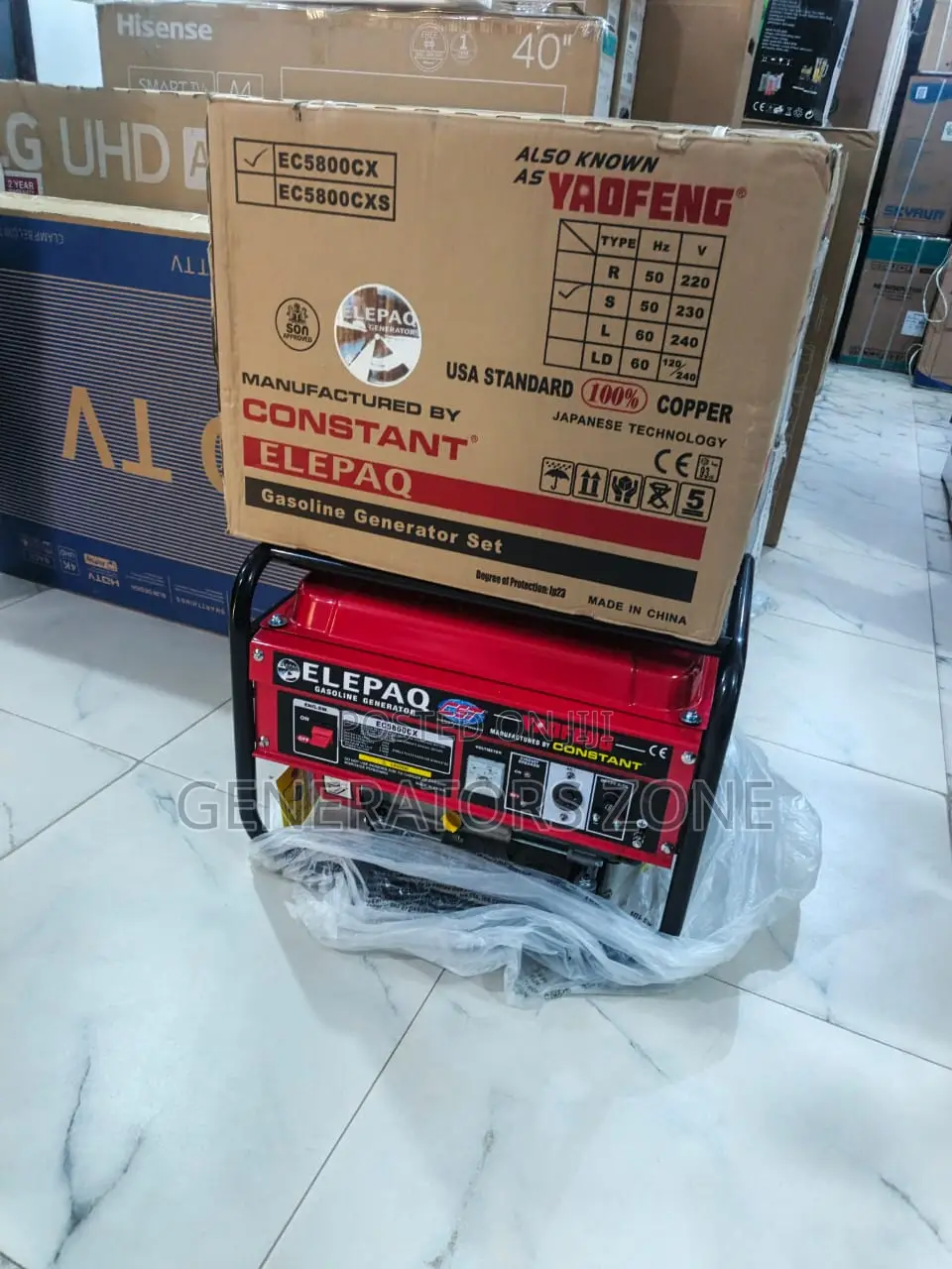 Elepaq 3.5kva Constant Build Ec5800cx