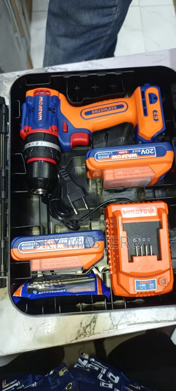 Wadfow Brushless Cordless Impact Drill