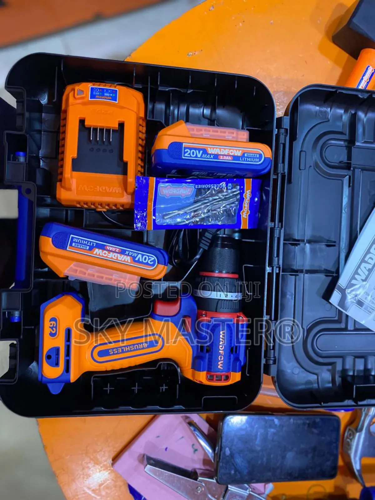 Wadfow Brushless Cordless Impact Drill