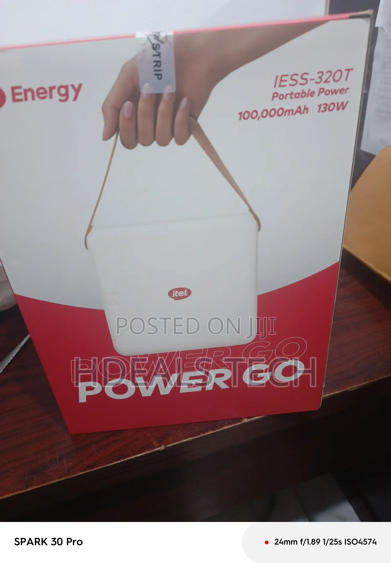 Itel Power Go 10000mah Power Bank–Fast Charging Long Lasting Battery